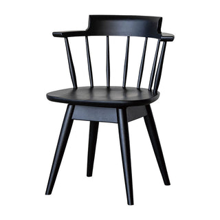 木のぬくもりを感じることができる回転式のチェアです。