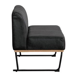 ダントンソファ 肘無 LT03チャコールブラック[tok]