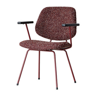 アボック ダイニングチェア 肘付 カラー脚