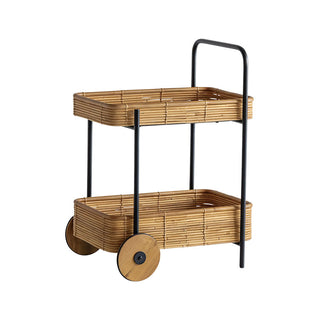 ラタンの２段ワゴン。