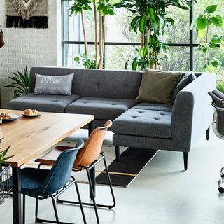 グレスソファ 2人掛け右肘 鉄脚