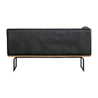 ダントンソファ 右肘 LT03チャコールブラック[tok]