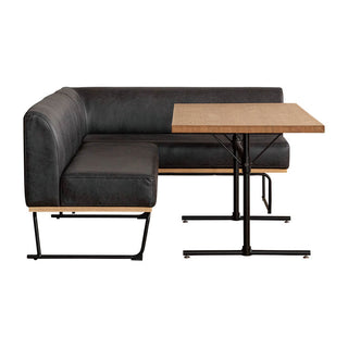 ダントンソファ 肘無 LT03チャコールブラック[tok]