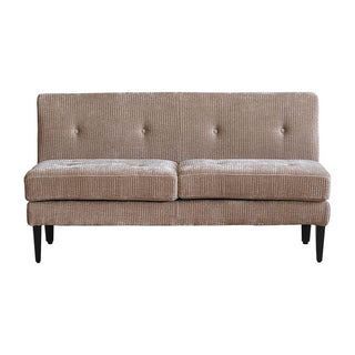 グレスソファ 2人掛け肘無 鉄脚