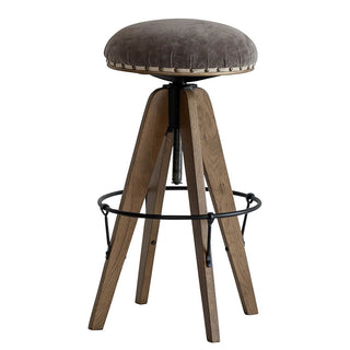 クラシックな回転昇降式スツール。