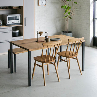 【ダイニングセット】シンク /脚4型150cm × シンクベンチ120cm × マルケッシュ肘無WF-1