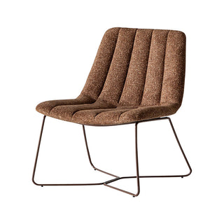 ミニマルなデザインとレトロポップなカラーのラウンジチェア