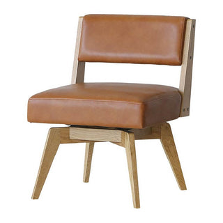 カイン 回転式ダイニングチェア 肘無