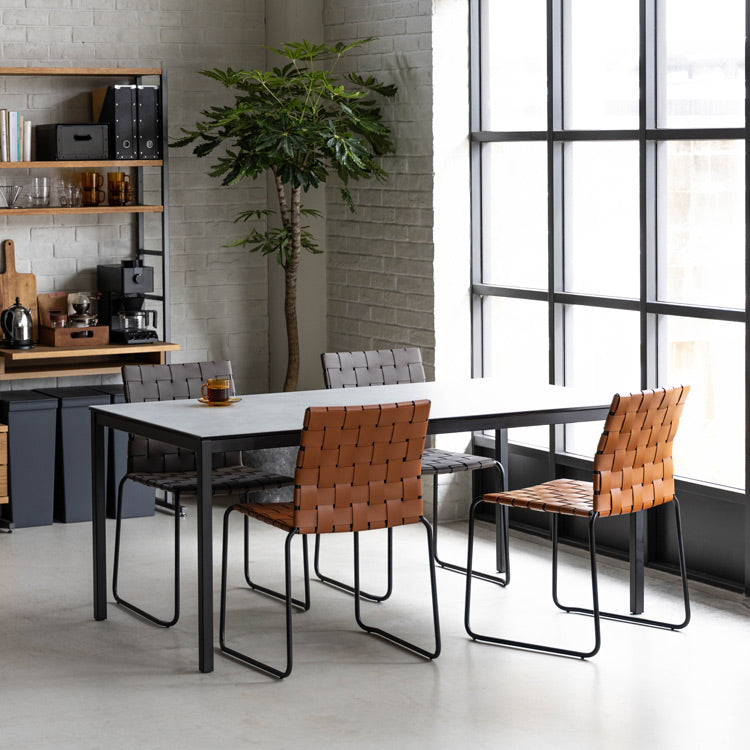 クラッシュゲート ダイニングテーブル 150cm Easy Life CAIN DINING TABLE / イージーライフ カイン ダイニング