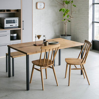 【ダイニングセット】シンク /脚4型150cm × シンクベンチ120cm × マルケッシュ肘無WF-1