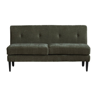 グレスソファ 2人掛け肘無 鉄脚