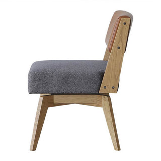 カイン 回転式ダイニングチェア 肘無