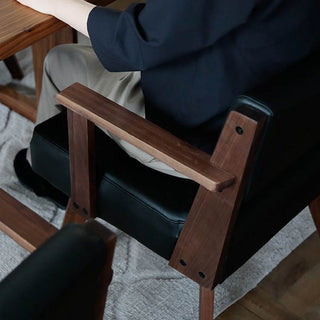 カイン 回転式ダイニングチェア 肘付