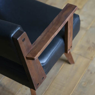 カイン 回転式ダイニングチェア 肘付