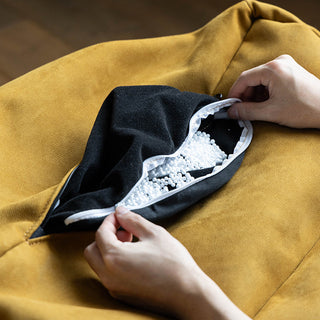 ボブ ビーズクッション 1人掛け ブラック[tok]