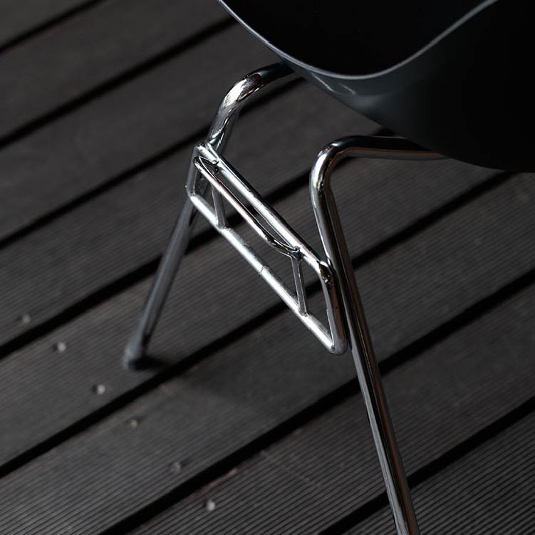 CRASH GATEエッグチェア 肘付 1脚　色 : ブラック 楽天市場】【公式】デスクチェア オフィスチェアワークチェア スチール