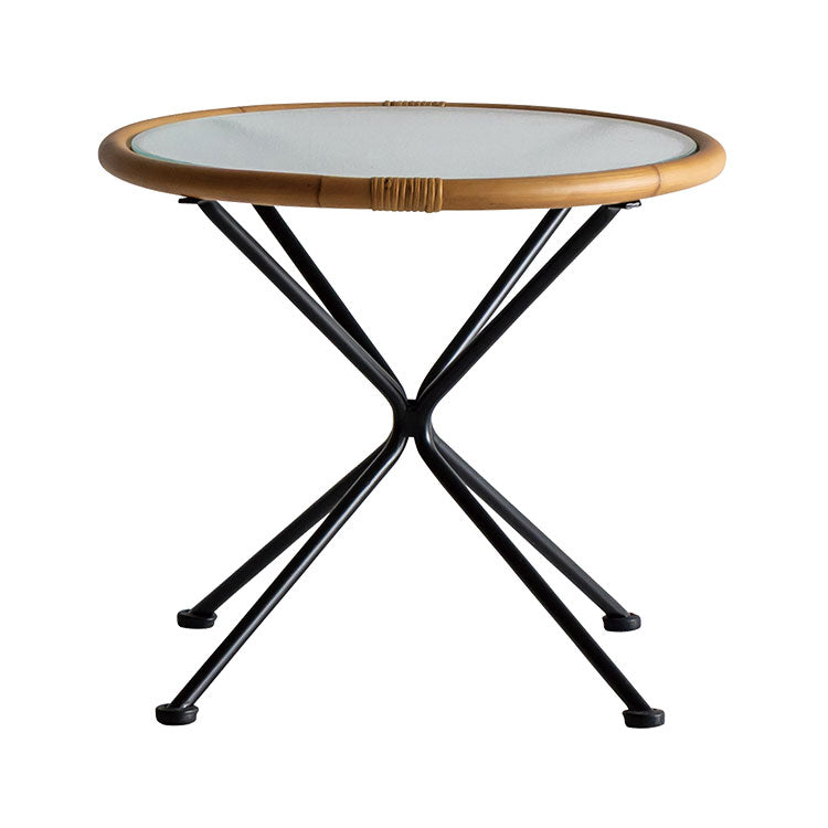 はちどり クラッシュゲート エルマ サイドテーブル 50cm 真鍮 はちどり