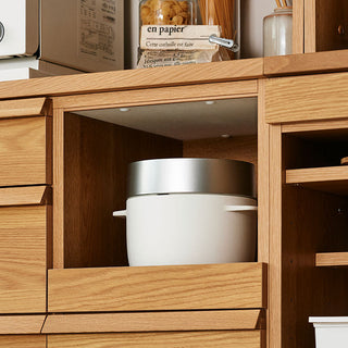 下台のオープン部分には湿度の調整に優れた素材「モイス」を使用しています。