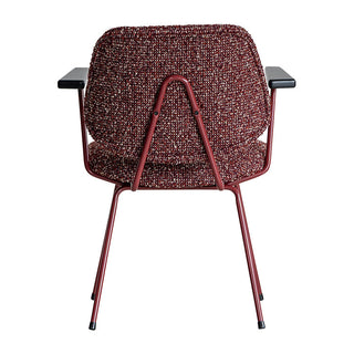 アボック ダイニングチェア 肘付 カラー脚