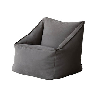 ふんわりと心地よく身体を受け止める、1人掛けのビーズクッションです。