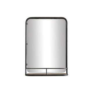 小棚が付いた使い勝手のいい掛け鏡です。