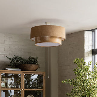 軽量、丈夫、環境にやさしい自然素材バンブープラスティックを使った照明。