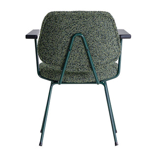 アボック ダイニングチェア 肘付 カラー脚