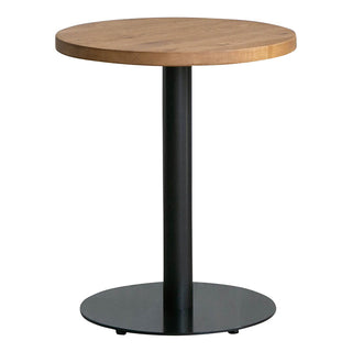 木×スチールの異素材を組み合わせたシンプルなテーブルです。