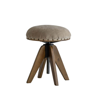 クラシックな回転昇降式スツール。