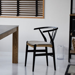 イロハ ダイニングチェア アッシュBK