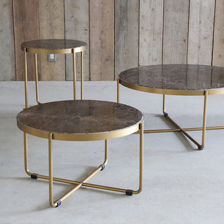 マーブルリビングテーブル