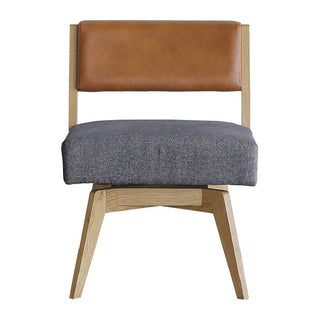 カイン 回転式ダイニングチェア 肘無