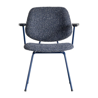 アボック ダイニングチェア 肘付 カラー脚