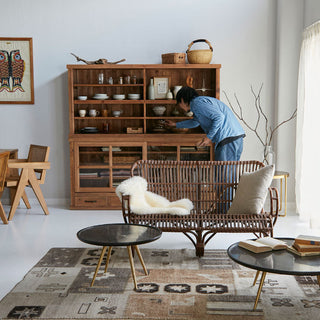 上台、下台は単体での使用可能です。横並びにすると上台が1cm低い仕様となります。