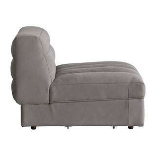 パシフィックソファ 1人掛け 肘無 グレー[tok]