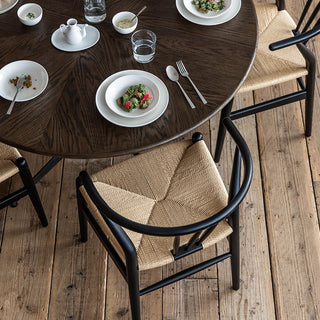 イロハ ダイニングチェア アッシュBK