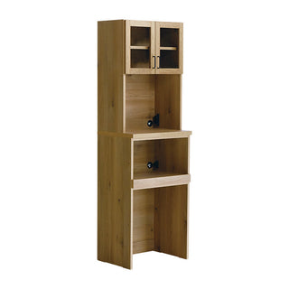 ダストン ダイニングボード 60cm(上台:オープンガラス戸 下台:オープン)[hny]