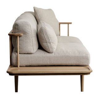 フーバソファ 3人掛け 棚付き片肘