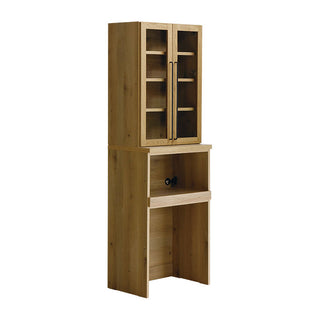 ダストン ダイニングボード 60cm(上台:ガラス戸両開き 下台:オープン)[hny]