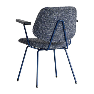 アボック ダイニングチェア 肘付 カラー脚