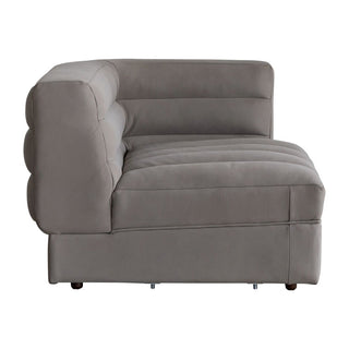 パシフィックソファ 1人掛け 左肘 グレー[tok]