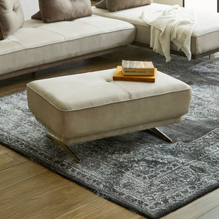 アルフレード　オットマンスモール　ペールゴールド脚